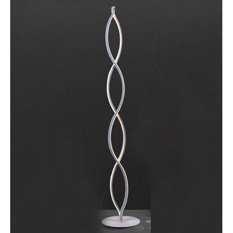 Luminária de Piso Led 46w 3000k Branca Bivolt – Ø22x142cm