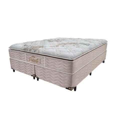 Cama Box King + Colchão de Molas - Probel - Parati Pillow Super 70x203x193cm