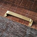 Ver imagem 4 de Puxador Duplo Milano 148mm Dourado Escovado - M124-dou