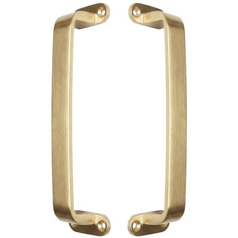 Puxador Duplo Milano 148mm Dourado Escovado - M124-dou