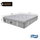 Ver imagem 2 de Colchão Casal Probel de Molas Ensacadas - - Sensory Prime Látex Pillow Super 36x188x138