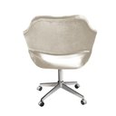 Ver imagem 4 de Poltrona Zara Giratória com Rodinhas Retrátil Reclinável Suede Bege 080 Bella Decor
