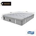 Ver imagem 2 de Colchão King Probel Super de Molas Ensacadas - - Sensory Prime Látex Pillow Super 36x203x193