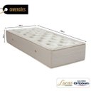 Ver imagem 2 de Colchão Solteiro Ortobom de Molas - - Orthotel Super Luxo 30x188x88