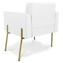 Ver imagem 6 de Poltrona Pé de Ferro Dourado para Sala Kit 2 Elisa Corino D03 - D’Rossi
