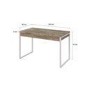 Ver imagem 3 de Mesa Office 120x60x75cm C/02 Gavetas Kuadra Carvalho - Est.branca