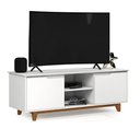 Ver imagem 3 de Rack para TV Fulton 139cm MDF-MDP com Nicho Branco EJ Móveis