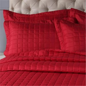Kit Cobre Leito Dupla Face Micro Percal 200 Fios Solteiro com Porta Travesseiro:vermelho