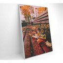 Ver imagem 7 de Quadro Branco Praça Outono 90x60 Cm Vidro Impresso