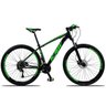 Bicicleta 29 KSW 27v Câmbio Shimano Alívio Disco Hidráulico Suspensão com Trava Pto/Vrm 21 - 1