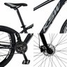 Bicicleta 29 KSW 27v Câmbio Shimano Alívio Disco Hidráulico Suspensão com Trava Pto/Vrm 21 - 15