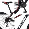 Bicicleta 29 KSW 27v Câmbio Shimano Alívio Disco Hidráulico Suspensão com Trava Pto/Vrm 21 - 7