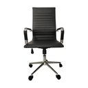 Ver imagem 4 de Cadeira Escritório Home Office Giratória Moderna Alta Esteirinha Rivatti