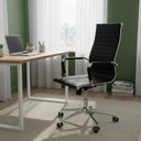 Ver imagem 1 de Cadeira Escritório Home Office Giratória Moderna Alta Esteirinha Rivatti