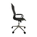 Ver imagem 5 de Cadeira Escritório Home Office Giratória Moderna Alta Esteirinha Rivatti