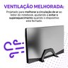 Suporte Notebook Fechado Vertical de Mesa - Organize com Estilo Comércio/quarto/escritório-preto - 7