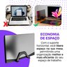 Suporte Notebook Fechado Vertical de Mesa - Organize com Estilo Comércio/quarto/escritório-preto - 8