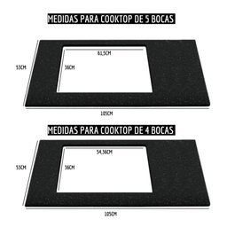 Balcão Moderno para Cooktop Fit | Nicioli - 5