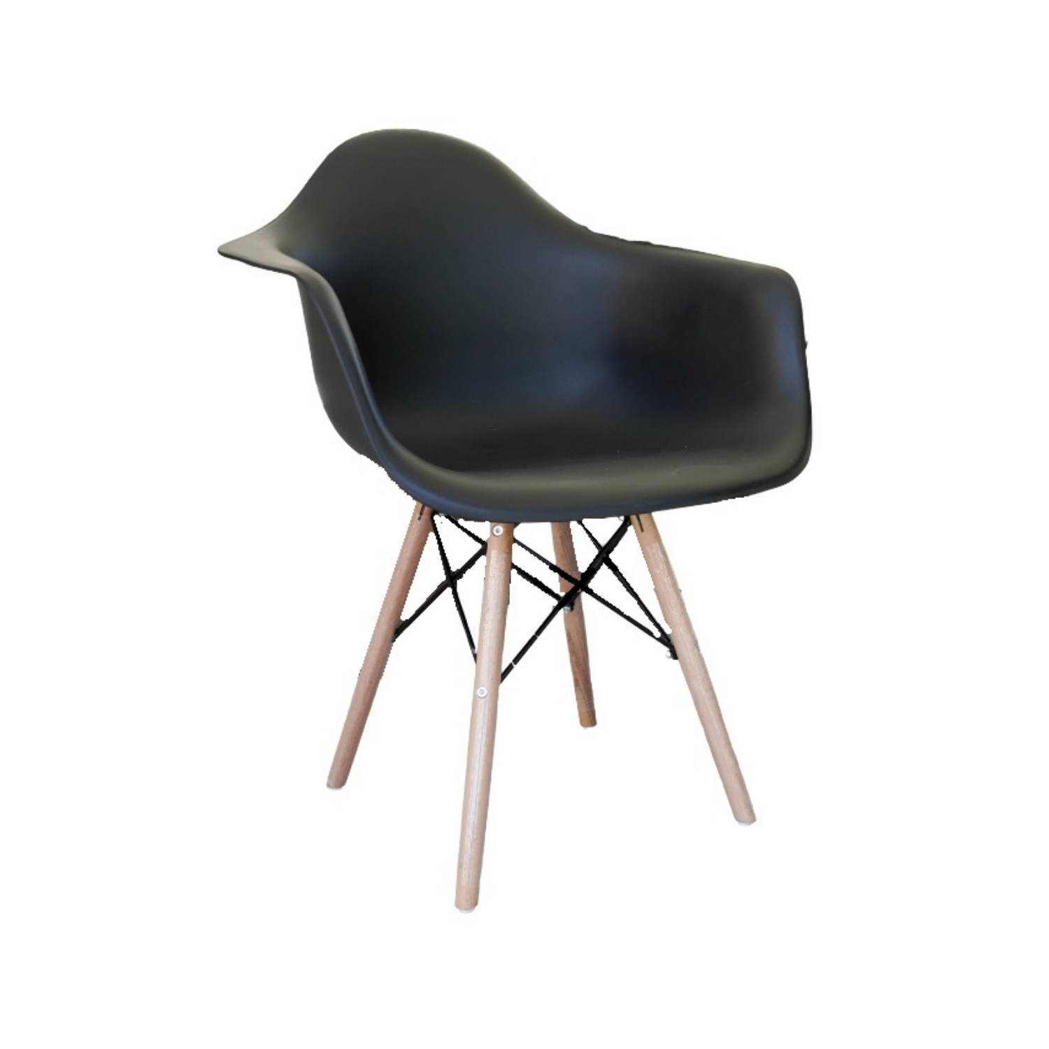 Cadeira Charles Eames com Braço Preta - 5