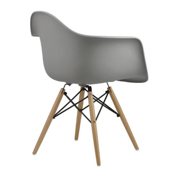 Cadeira Charles Eames com Braço Cinza - 4