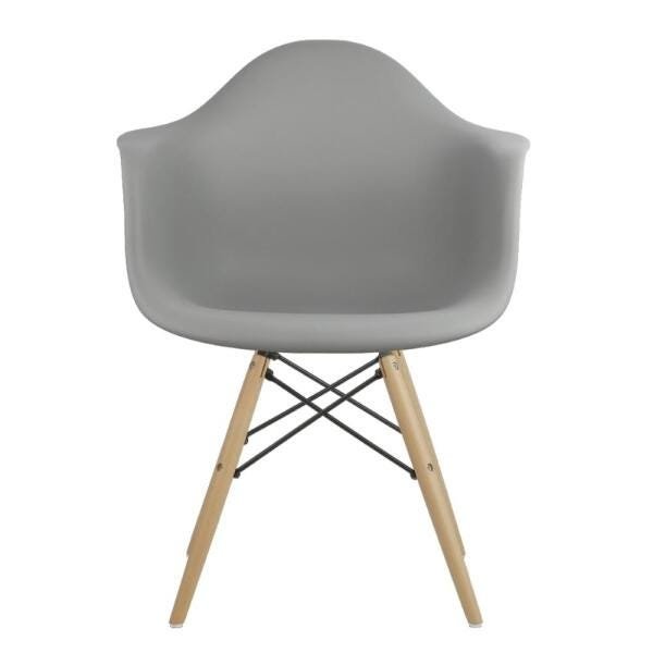 Cadeira Charles Eames com Braço Cinza - 2