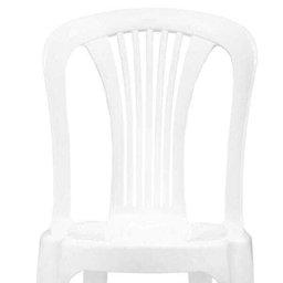 Cadeira Plástica Bistrô Branca - 3 Cadeira Plástica Bistrô Branca - 3