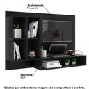 Ver imagem 2 de Bancada de Estudo Suspensa Show com Painel para TV - Preto