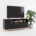 Ver imagem 3 de Rack para Tv 55 Polegadas 2 Portas 135cm em Brv Móveis