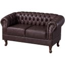Ver imagem 2 de Namoradeira Chesterfield Duque 2 Lugares em Couríssimo Café
