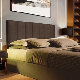 Cabeceira Imperial Modular P/ Cama Box Casal 140 Cm - Marrom - 1