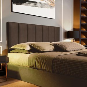 Cabeceira Imperial Modular P/ Cama Box Casal 140 Cm - Marrom