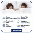Ver imagem 7 de Cama Box Baú Casal Suede Bipartido + Colchão Ortobom Airtech Molas Ensacadas 65x138x188 Cor:marrom
