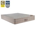 Ver mais imagens de Cama Box Baú Casal Suede Bipartido + Colchão Ortobom Airtech Molas Ensacadas 65x138x188 Cor:marrom