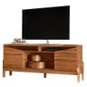 Rack Bancada Charlotte 1.65 Cinamomo Mel para Tv até 70” - Mobler - 1