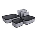 Ver imagem 4 de Kit Organizador Viagem 6 Peças Euro Home Original Closet - Cinza