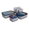 Kit Organizador Viagem 6 Peças Euro Home Original Closet - Cinza - 2