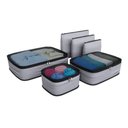 Ver imagem 2 de Kit Organizador Viagem 6 Peças Euro Home Original Closet - Cinza