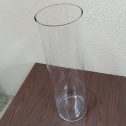 Vaso Decorativo Enfeite Plain Vidro 70x20x20cm Transparente - 2