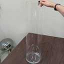 Ver imagem 5 de Vaso Decorativo Enfeite Plain Vidro 70x20x20cm Transparente