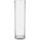 Ver imagem 1 de Vaso Decorativo de Vidro Transparente 70x20x20cm Enfeite Sala Mesa Estante