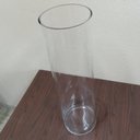 Ver imagem 4 de Vaso Decorativo de Vidro Transparente 70x20x20cm Enfeite Sala Mesa Estante