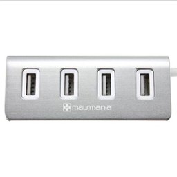Adaptador Hub USB Mais Mania 4 x USB 2.0 Acabamento Alumínio - 2