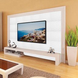 Painel Adesivo 3d Revestimento Tijolo Branco Papel de Parede - 3