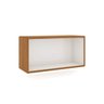 Nicho Decorativo Retangular 33x66cm 100% Mdf Tb156 Dalla Costa - Freijó/off White - 2