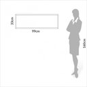 Ver imagem 3 de Nicho Decorativo Retangular 33x99cm 100% Mdf Tb157 Dalla Costa - Freijó/off White