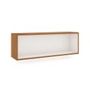 Ver imagem 2 de Nicho Decorativo Retangular 33x99cm 100% Mdf Tb157 Dalla Costa - Freijó/off White