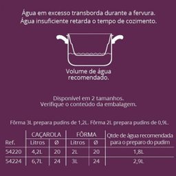 Conjunto para Banho Maria 24cm 2 Peças Versátil Multiflon - 3