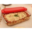 Ver imagem 4 de ASSADEIRA LASANHEIRA RETANGULAR COM TAMPA VIDRO MARINEX NADIR 716