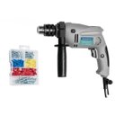 Ver imagem 1 de Furadeira de Impacto 1/2 Polegadas 500W com Kit Parafusos e Buchas Tramontina 220V