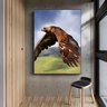 Quadro Águia Vertical - Tela Única - 200 x 120 cm - Branca - 1